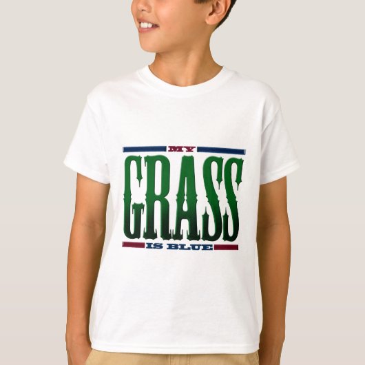 草が青い Tシャツ (正面)