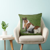 草で置いている子馬 クッション (椅子)