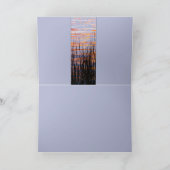 草との日没 カード (内部)