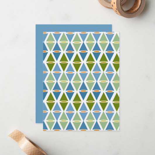 草と空 ノートカード (正面/裏面インサイチュ)