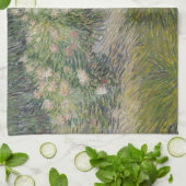 草と蝶バイビンセント・ヴァン・ゴッホ キッチンタオル (折り畳み)