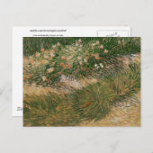 草と蝶(F460)ヴァンゴッホファインアート ポストカード (正面/裏面)