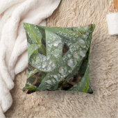 草に水が垂れる クッション (ブランケット)