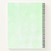 草のかわいらし中に寝そべる茶色の馬 ノートブック (裏面)