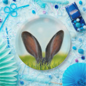 草のウサギ ペーパープレート (パーティー)