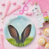 草のウサギ ペーパープレート (パーティー)