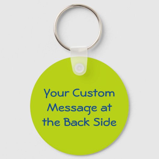 草のキーチェーンの上の漫画の亀 キーホルダー (裏面)