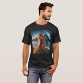 草のスカートの女性 Tシャツ (正面フル)