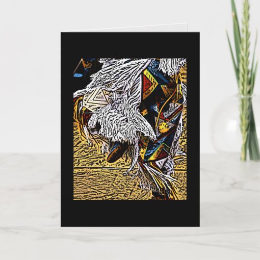 草のダンサー挨拶カード カード (正面)