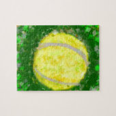 草のテニス・ボールの残り ジグソーパズル (横)