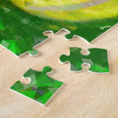 草のテニス・ボールの残り ジグソーパズル (側面)