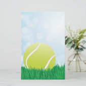 草のテニス・ボール 便箋 (スタンド正面)