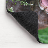 草のドイツShorthairedポインター犬 マウスパッド (コーナー)