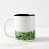 草のパリそしてモナコ ツートーンマグカップ (左)