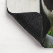 草のホルスタイン酪農場の乳牛 マウスパッド (コーナー)