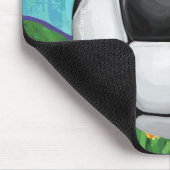 草のマウスパッドのサッカーボール マウスパッド (コーナー)