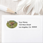 草のランニング中の喜び ラベル (インサイチュ)