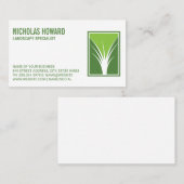 草のロゴ | 造園専門家 名刺 (正面/裏面)