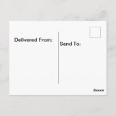 草の上に横たわるカモシカ ポストカード (裏面)