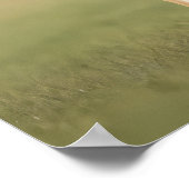 草の上に立つカモシカ ポスター (角)