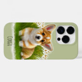 草の上のコギの子犬 |かわいいペット Case-Mate iPhoneケース (裏面 (横))