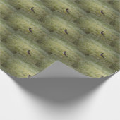 草の上のワタリガン ラッピングペーパー (角)