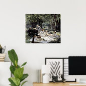 草の上の昼食会 ポスター (ホームオフィス)