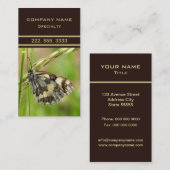 草の上の白い白い蝶 名刺 (正面/裏面)