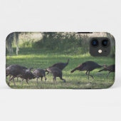 草の上の野生の七面鳥の写真 Case-Mate iPhoneケース (裏面(横))
