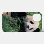 草の中にジャイアントパンダ、臥龍谷、四川省 Case-Mate iPhoneケース (裏面 (横))