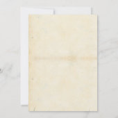 草の中のイースターエッグハント 招待状 (裏面)