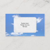 草の中のゴルフボール 名刺 (裏面)