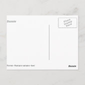 草の中のシャモア ポストカード (裏面)