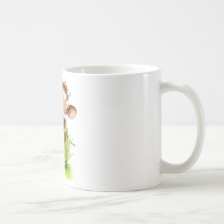 草の中のジャージー牛 コーヒーマグカップ