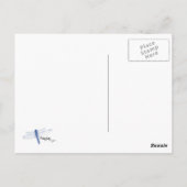 草の中のトンボ ポストカード (裏面)