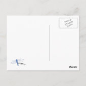 草の中のトンボ ポストカード (裏面)