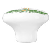 草の中のフラミンゴ セラミックノブ (側面)