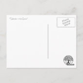 「草の中の壮麗さ」 ポストカード (裏面)