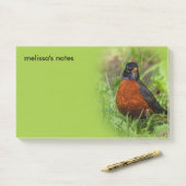 草の中の奇妙なアメリカンロビンソンバード ポストイット (デスク)
