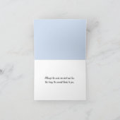 草の中の子ガモに感謝 サンキューカード (内部)