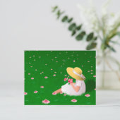 草の中の少女 ポストカード (スタンド正面)