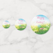 草の中の復活祭の卵 コンフェッティ (正面)