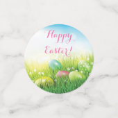 草の中の復活祭の卵 コンフェッティ (スモール正面)