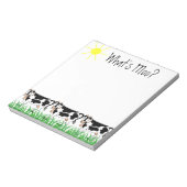 草の中の牛に何がモーある? ノートパッド (回転)