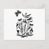 草の中の蝶 ポストカード (正面)