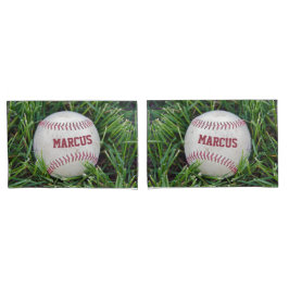 草の中の野球の名前 枕カバー