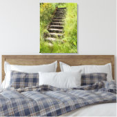 草の中の階段 キャンバスプリント (インサイチュ (寝室))