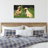 草の中の黄金の宝 キャンバスプリント (インサイチュ (寝室))