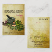草の健康及び美しい-名刺 名刺 (正面/裏面)