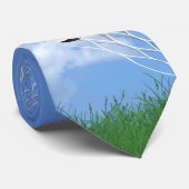 草の入ったネットのサッカーボール ネクタイ (ロール)